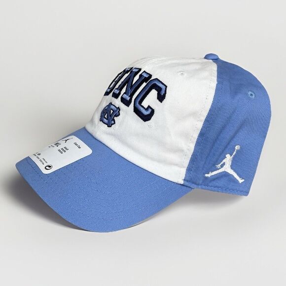 North Carolina Tar Heels UNC Nike Script Strap Club Hat Jordan Jumpman Blue New - Picture 2 of 7